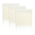 thumbnail image 1 of Unique Bargains Faux Fur Fabric Square, 10x10 Inches Furry Fur Patches Plush Rug White 3Pcs, 1 of 5