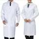 thumbnail image 1 of 2 Unidades Bata de laboratorio blanca de manga larga para hombres y mujeres, uniformes de trabajo para médicos y enfermeras-L+L Sunnimix Abrigo de laboratorio, 1 of 6