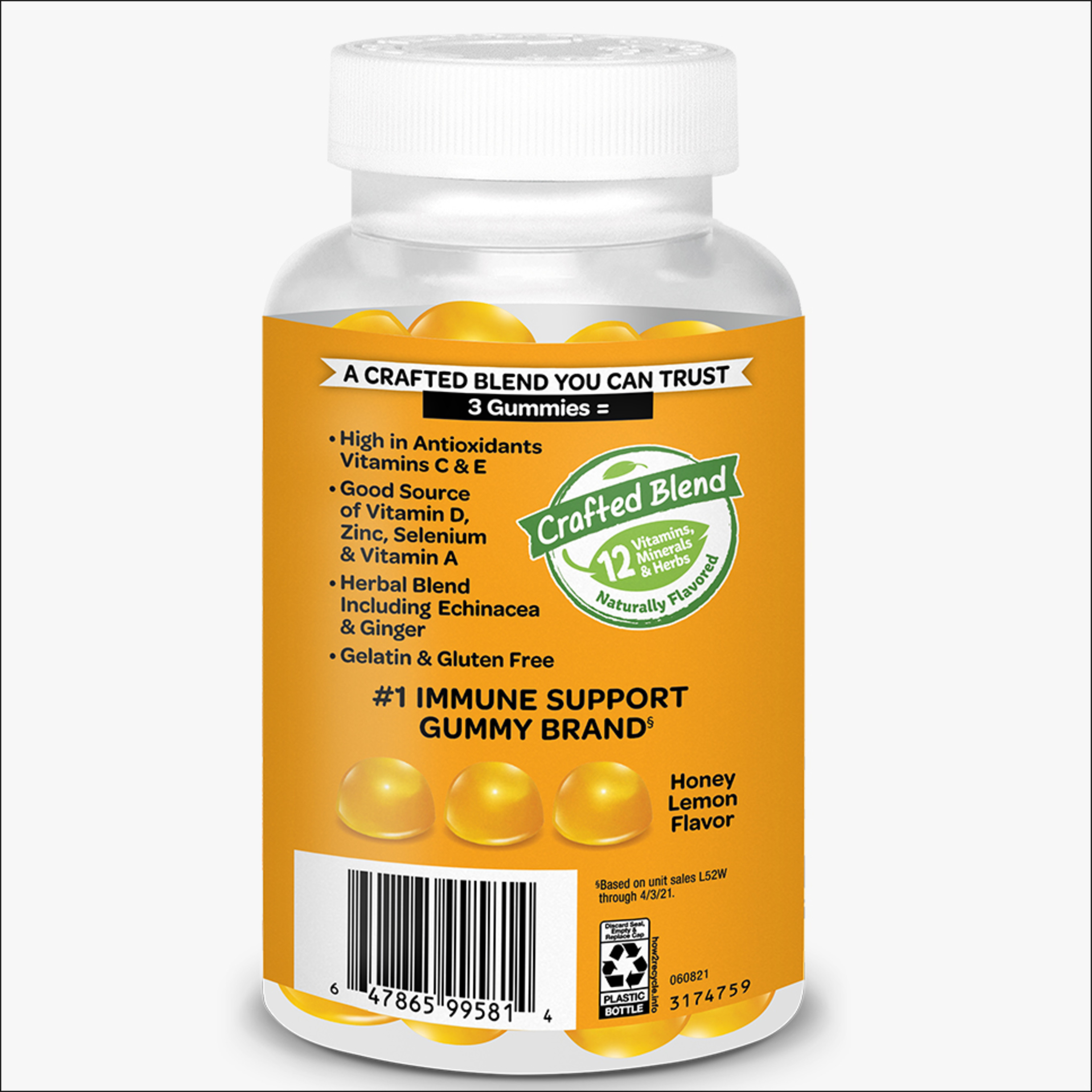 Airborne Vitamin C Gummies For Adults Immune Support Gummies With Powerful Antioxidants Vit C E 1 Count Bottle Honey Lemon Flavor Walmart Com Airborne Vitamin C Gummies For Adults Immune Support Gummies With Powerful Antioxidants Vit C E 1 Count Bottle Honey Lemon Flavor Walmart Com