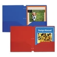 thumbnail image 5 of C-Line Two-Pocket Poly Portfolios with Three-Hole Punch, Red, Box of 25, 5 of 7
