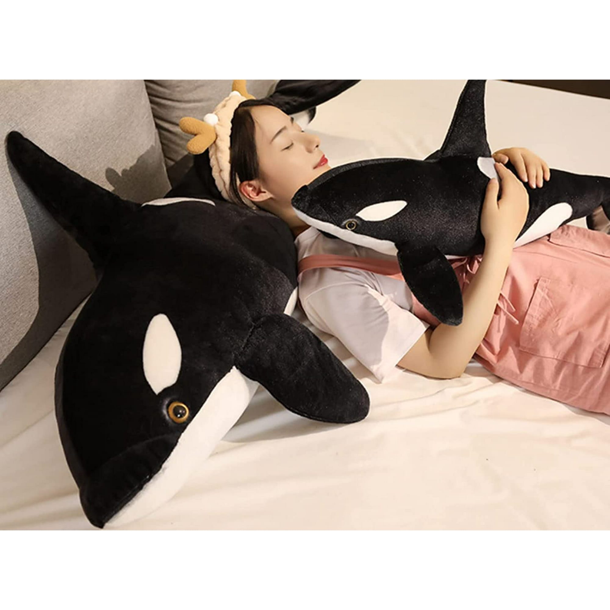 Whale Plush Toy Lifelike Stuffed Animal Simulation Killer Whale Doll 19.6 orca Plush Toy Plush Simulation Animal Gift for Children Walmart