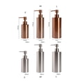 thumbnail image 2 of Botella de loción de acero inoxidable minimalista moderna, botella dispensadora for el hogar, botella de prensa de metal for baño, botella de gel de ducha, 2 of 3