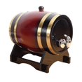 thumbnail image 1 of Barril de madera, barril de cerveza con soporte, decoración vintage, regalo, barril de vino, cubo de vino para entretenimiento de vino Vino Tinto 3L, 1 of 9