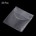 thumbnail image 3 of Uxcell Pochettes pour Pièces 3,2 Pouces x 3,2 Pouces, Pochette à Rabat pour Pièce Simple, Protecteur de Pièce, Transparent, Lot de 25, 3 of 5