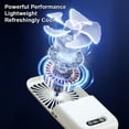 thumbnail image 4 of Foldable Makeup Mirror Fan LED Light Neck Hanging Cooling Fan USB Rechargeable Portable Ice Compress Fan For Daily Makeup Desk Use Travel Office Outdoor Hot Weather Comfort, 4 of 8
