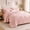 Pink, variant on Lipa Queen Comforter Set,7-Piece Bed in a Bag,All Season Bedding Set,Comforter,Flat Sheet,Fitted Sheet,Pillowcases and Shams,Pink