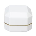 thumbnail image 3 of Engagement Ring Box, Exquisite Easy Cleaning LED Light Ring Box Elegant Design  For Wedding For Proposal For Engagement White,Black, 3 of 8