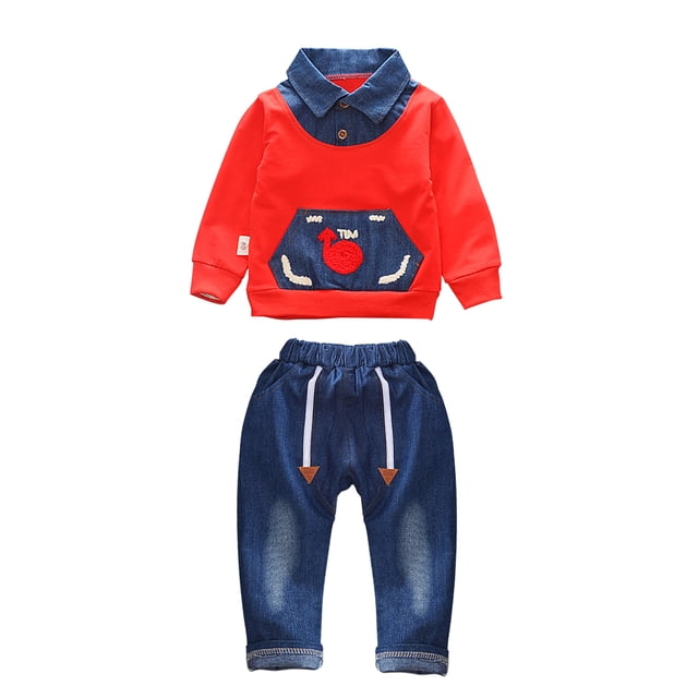 Traje de ocio para niños de primavera y otoño, niños y niñas