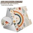 thumbnail image 2 of FORMRS A4 Clipboard Folder with Pen Holder Horizontal Foldable School Office Binder, Cute Rainbow, 2 of 9