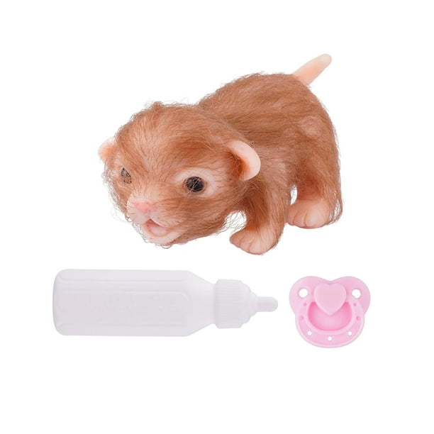Muñeca de cachorro Reborn, muñeca de perro de silicona para regalo de cumpleaños, adorno, juego de rol