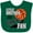 Green, variant on Inktastic Little Brother and Biggest Fan Basketball Player Boys Baby Bib
