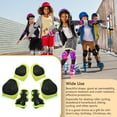 thumbnail image 3 of tredstone 6PCS Knee Pads Set Foam Wrist Guards Breathable Pressure Resistant Hand Guard Roller Bikes Skateboard Skating Riding Light Green Yellow, 3 of 6