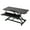 black, variant on Flroha Standing Desk Converter 37inch, Height Adjustable Sit Stand Desk Riser, Quick Sit to Stand Tabletop Dual Monitor Riser Workstation for Home Office with Keyboard Tray, Black