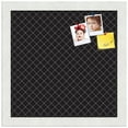 thumbnail image 2 of PinPix 12x12 Custom Cork Bulletin Board Black Diamond Poster Board Has a Fabric Style Canvas Finish, Framed in Black Diamond, by ArtToFrames (PinPix-120), 2 of 6