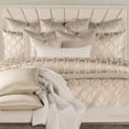 thumbnail image 4 of Siscovers The Great Gatsby Full Swing Textured Bed Cap Comforter Set with Sewn Corners Silver - Twin, 4 of 5