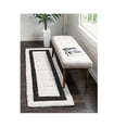 thumbnail image 1 of Unique Loom 3153971 2 ft. 7 in. x 10 ft. Chindi Jute Runner Rug, White, 1 of 1