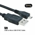 thumbnail image 3 of 5ft Micro USB Cord Cable For Sony PS1 Playstation 1 Classic Mini Console System, 3 of 5