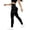 Black high waisted leggings with pockets a1, variant on High Waisted Leggings for Women with Pockets Slim Stretch Casual Basic Workout Long Pants Yoga Running Gym Athletic Tights, Wine S