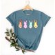 thumbnail image 4 of Mujeres Manga Corta de Verano Tops Pascua Impresa Cuello Redondo, Blusa de Moda Casual para la Primavera, 4 of 4