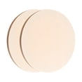 thumbnail image 1 of Uxcell 8" Inch Wood Panel Board, Unfinished Wood Canvas Round Wooden Deep Cradle Board for Painting Pouring 2 Pack, 1 of 6