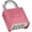Pink, variant on General Large Combination Padlock [One-Touch Unlocking], Heavy Duty Weatherproof Padlock, [High Security] Design of Hidden Password Suitable for Home, School, Garage, Gate, Fences, Grey