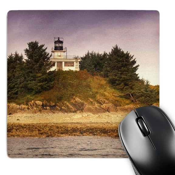 3dRose, Ketchikan Alaska Lighthouse, MousePad