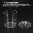 thumbnail image 5 of Qtip Holder Dispenser for Cotton Ball, Cotton Swab Jar with Lids for Bathroom Canister Storage Organ transparent plastic, 5 of 6