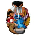 thumbnail image 1 of Stich Hoodies Jackets 3D Printed Anime Pullover Hoodie Sweatshirt, 1 of 2