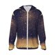 thumbnail image 1 of Fotbe Gold Black Glitter Chaqueta con Protección Solar UPF 50+ para Hombre y Mujer, Camisa con Capucha y Bolsillos-XX-Large, 1 of 7