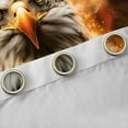 thumbnail image 4 of Castle Fairy Safari Eagle Curtains Pack of 2 (42x84 Each) for Boys Girls,USA Flag Curtains Blackout,Vintage Aesthetic Bedroom Curtains,Super Cozy Room Decor, 4 of 6
