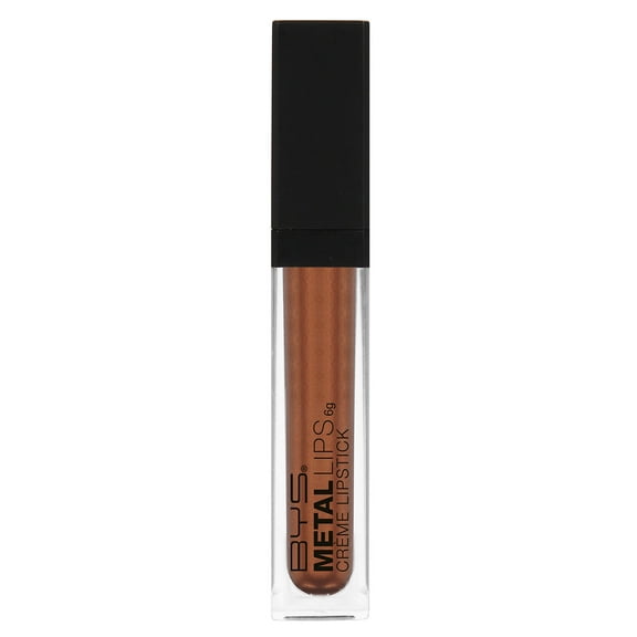 BYS Metal Lips Liquid Crme Lipstick - Copper Penny, Fade-Proof Matte Finish, Long-lasting Lipsticks for Women