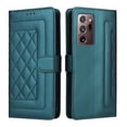 thumbnail image 2 of Compatible with Samsung Galaxy Note 20 Ultra Case, Premium Leather Wallet Book Case Magnetic Flip RFID Blocking Credit Card Holder Kickstand with Wrist Strap Shock Absorbing Case, Darkgreen, 2 of 11