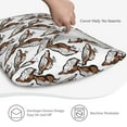 Queen Size Pillows Cases Standard Size Chickens Peck Grain 20x26 In