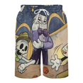 thumbnail image 4 of Cuphead Short Sweatpants Summer Daily Cozy Lounge Shorts 3D Printed Beach Shorts Sweatpants With Drawstring And Pockets, 4 of 7
