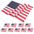thumbnail image 2 of Yescom 10 Pcs 3x5 FT Drapeau Américain 210D Oxford Résistant aux UV Œillets en Laiton Drapeaux Américains, 2 of 9