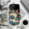 thumbnail image 5 of Psychedelic Skull & Mushroom Phone Case, Trippy Colorful Aesthetic Protective Cover for iPhone 16 15 14 13 12 11 Pro Max Plus Mini, 5 of 6