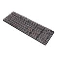 thumbnail image 3 of Teclas para teclado mecánico de 132 teclas, altura CBSA, teclas ergonómicas transparentes, letras blancas y naranjas, 3 of 5