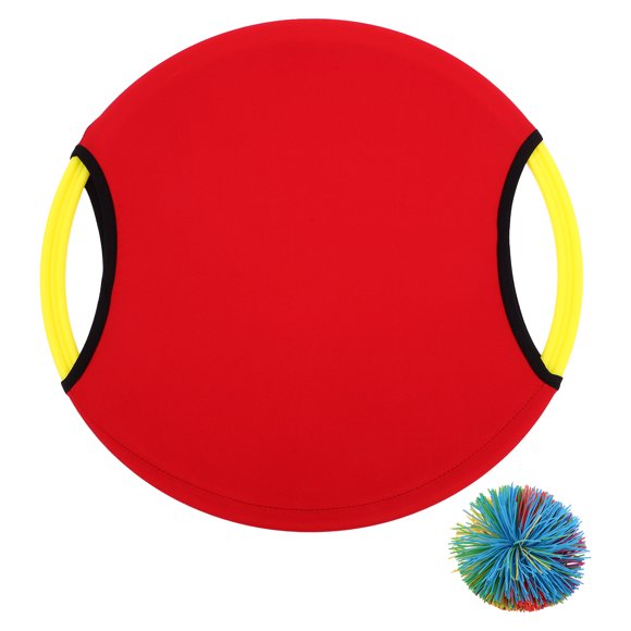 KAKOWELY Red Toss and Catch Ball Game for Kids Lightweight ABS Playground Game Suitable for Indoor Outdoor Use