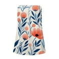 thumbnail image 4 of Women Summer Tops Women Casual Vacation Holiday Printing Bandeau Strapless Tank Sleeveless Summer Top Camisole Juniors Camisole Sleeping Bra Tops for with Support Blank for Printing Button Orange L, 4 of 5