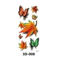 UHGEAX Butterfly Temporary Tattoo 3D Stickers Tattoo Butterflies And
