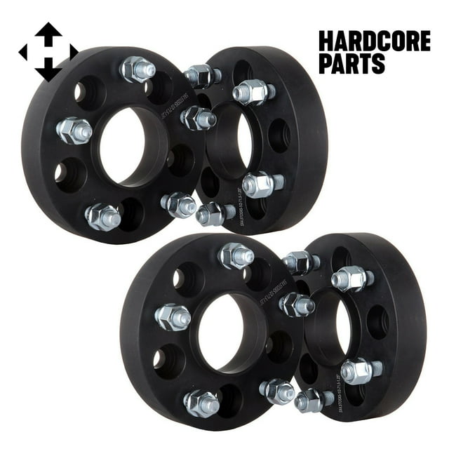 4 QTY Black Hub Centric Wheel Spacers Fits Infiniti G35, G37, Nissan