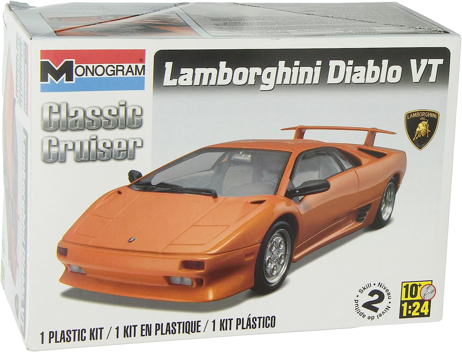 Revell, Model Car Kit, Lamborghini Diable VT 1/24 Scale Paint and