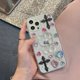 thumbnail image 3 of Funda de teléfono con diamantes de imitación 3D Kawaii Clear Hello Kitty, funda suave anticaída para iPhone 14, 13, 12, 11 Pro Max, XR, XS MAX, Y2k Girl, 3 of 4