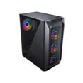 thumbnail image 5 of COUGAR MX410 Mesh-G RGB Black ATX Mid Tower Powerful and Compact Mid-Tower Case with Mesh Front Panel and Tempered Glass Built-in 4 RGB Fan, 5 of 10
