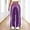 Purple, variant on Women's Casual Elastic Waist Loose Fit Comfortable Trousers For Home Wear And Travel Women's Comfortable Lightweight Regular Pants Girl Pull On Sweatpants