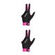 thumbnail image 1 of Toystoory Snooker Billiard Cue Glove Left Hand Pool Glove Finger Three en Open Women Rosa L 2piezas, 1 of 1