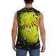 thumbnail image 4 of Fotbe Ball Men's Camiseta sin Mangas Estampada para Hombres, Playera Casual para Gimnasio, Entrenamiento, Playa-Large, 4 of 7