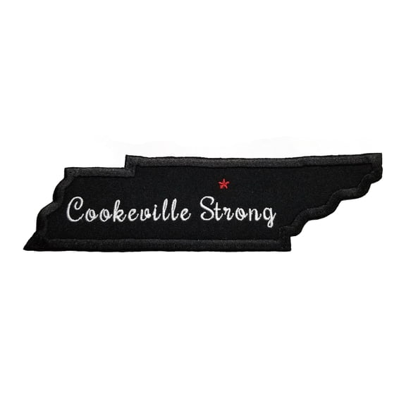 Cookeville Strong Nashville Strong Tennessee Strong Embroidered\Applique Iron On Patch