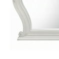 thumbnail image 3 of Maver Dresser Mirror, 46x48, Beveled Edges, White Ornate Carved Wood, 3 of 5