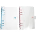 thumbnail image 1 of 2pcs Notebook Binder A6 Clear Binder Household Binder Reusable Notebook Shell Office Binders, 1 of 8